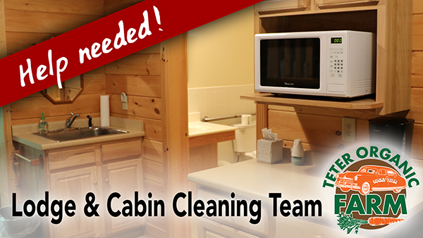 Lodge and Cabin Cleaning Team | web - help needed